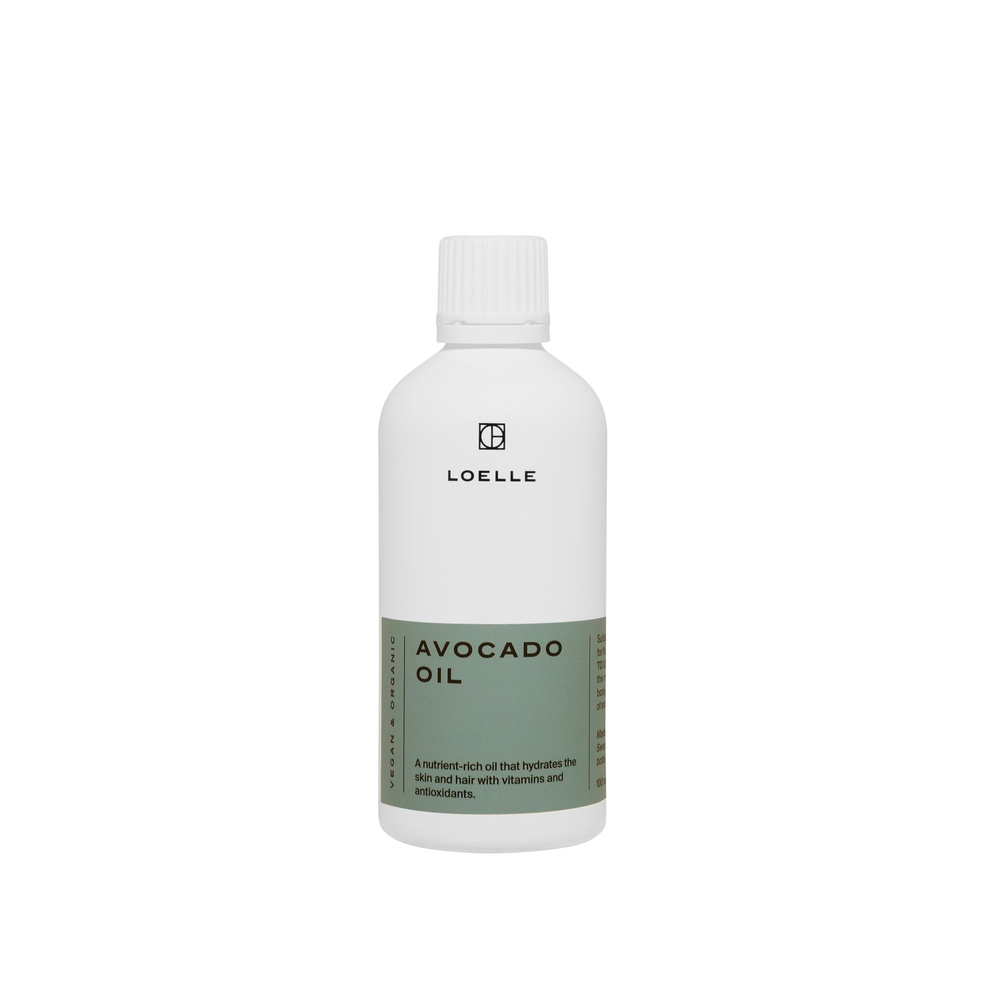 LOELLE Avocadoöl für Haut und Haare - 100ml Glasflasche