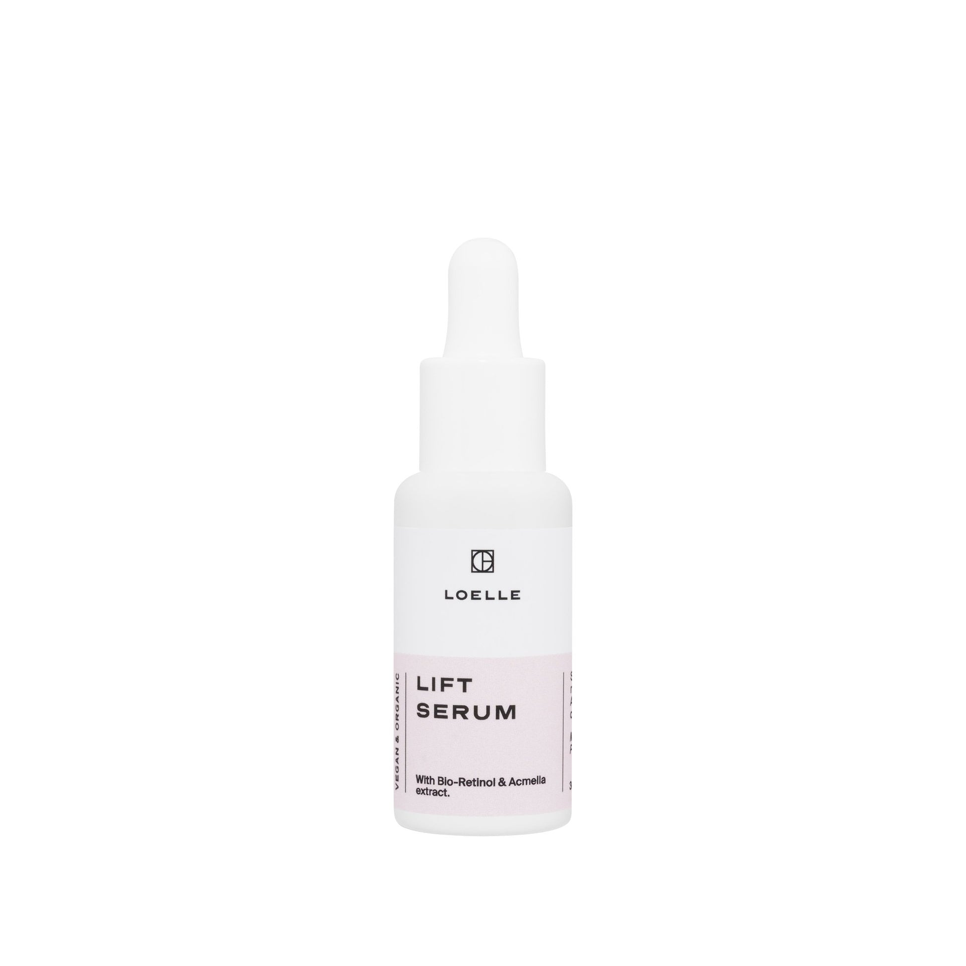 LOELLE Gesichtspflege Lift Serum mit Bakuchiol gegen Falten 30ml - Glaslasche