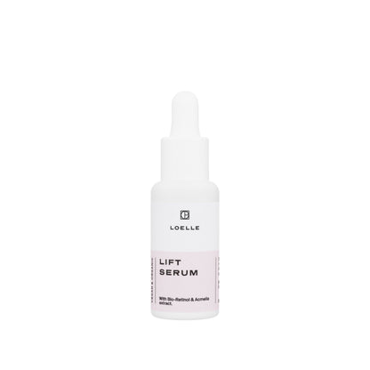 LOELLE Gesichtspflege Lift Serum mit Bakuchiol gegen Falten 30ml - Glaslasche