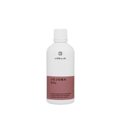 LOELLE 100% Jojobaöl für Haare, Haut und Gesicht kaltgepresst 100ml Glasflasche