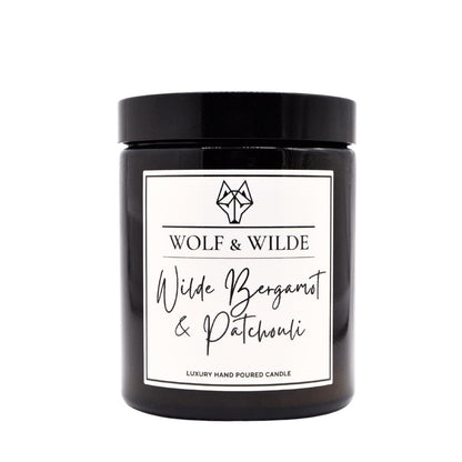 WOLF & WILDE Wilde Bergamot & Patchouli Aromatherapie Duftkerze im Glas - Kerze