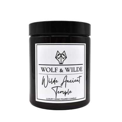 Wolf & Wilde Wilde Ancient Temple Aromatherapie Duftkerze im Glas Asien - Glas mit Deckel