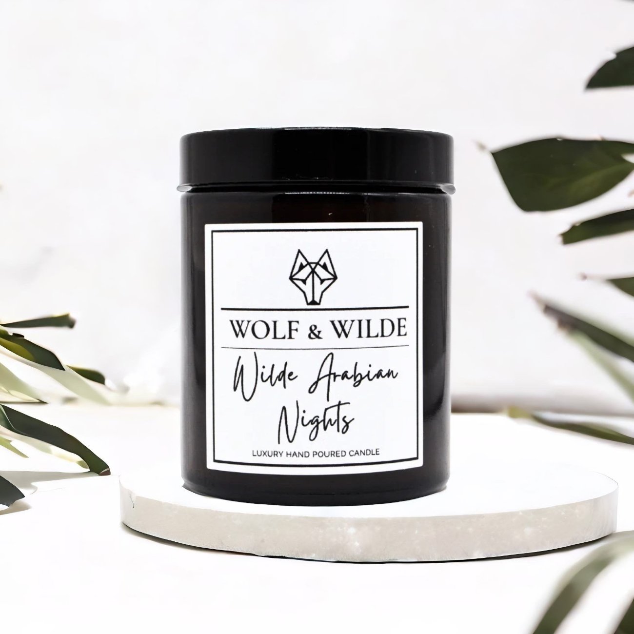 WOLF & WILDE Wilde Arabian Nights Aromatherapie Luxus Duftkerze im Glas Orient