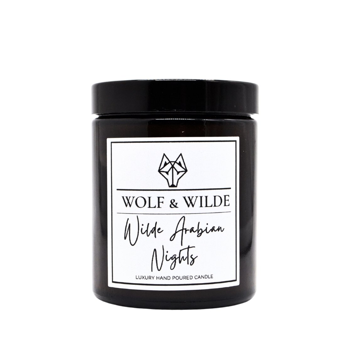 Wolf & Wilde Wilde Arabian Nights Aromatherapie Luxus Duftkerze im Glas Orient - Kerze