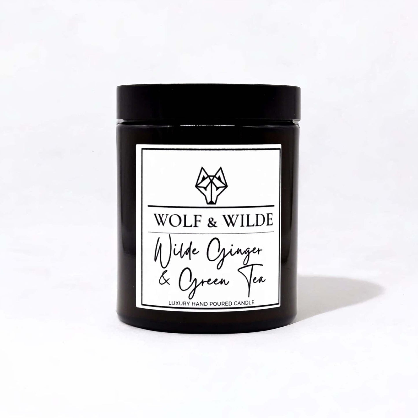 WOLF & WILDE Wilde Ginger & Green Tea Aromatherapie Duftkerze im Glas vegan - Kerze